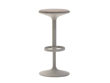 HULA BQ2795 - Aluminium barstool with footrest by Andreu World - view 3
